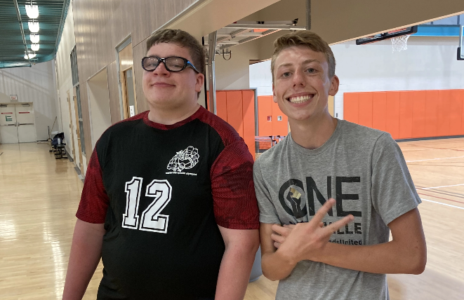 two boys smiling | unified champion schools